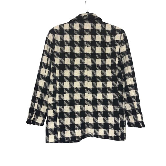 $128 MSRP Blank NYC Oversized Houdstooth Blazer - Sz M - NWT - Picture 8 of 9